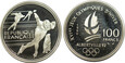 F206.FRANCJA 100 FR 1990 ALBERTVILLE  STAN:L