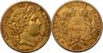504D. FRANCJA 20 FRANKÓW 1851 STAN:II ZŁOTO.900