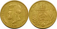 261E. BRAZYLIA 20 000 REIS 1856 STAN:III ZŁOTO