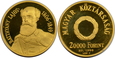 Z683. WĘGRY 20 000 FORINT 1998  ZŁOTO