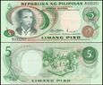 FILIPINY 5 PISO (1969) Pick 148a
