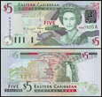 EAST CARIBBEAN ST/ ANTIGUA BARBUDA, 5 DOLLARS (2003) Pick 42a