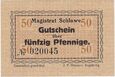 SŁAWNO - SCHLAWE 50 FENIGÓW b.r. (1917) druk J.P.Himmer, Augsburg