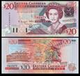 EAST CARIBBEAN STATES / DOMINICA, 20 DOLLARS (2003), Pick 44d