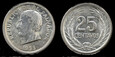 El Salvador, 25 Centavos 1953, Ag, Paweł VI