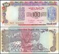 INDIE,	100 RUPEES	(1990-1996) Pick 86a
