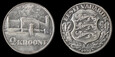Estonia, 2 Krooni 1930, Ag, Zamek Toompea