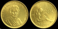 Włochy, 200 Lirów 1980 Międzynarodowy rok kobiet, KM 107, Stan I