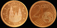 Euro-Hiszpania 2 cents 2011 Katedra, KM 1145, Stan I