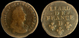 Francja, Liard 1699 D, m. Lyon, Ludwik XIV, KM 284.4