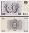 SZWECJA	1000 KRONOR 1973 Pick 46f