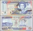 EAST CARIBBEAN STATES - G - GRENADA 10 DOLLARS (1994) Pick 32g
