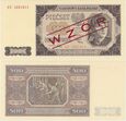 Polska, 500 Złotych 1.7.1948, Ser. CC, WZÓR, Mił. 140s