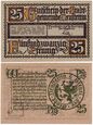SZCZECINEK - NEUSTETTIN 25 FENIGÓW 14.IV.1919 nazwa firmy 14 mm
