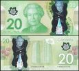 KANADA	20 DOLLARS 2012, plastik, Pick 108b