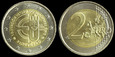 EURO-Słowacja, 2 Euro 2014, 10 lat Słowacji w UE, KM 134, Stan I