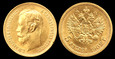 Rosja, 5 Rubli 1902, Mikołaj II, Au 0,900