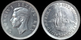 Afryka Płd. RPA, 5 Shillings 1952, Ag, Jerzy VI / Żaglowiec