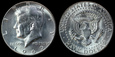 USA, 1/2 Dollar Ag 1969 D, J. F. Kennedy, KM 202a, stan I