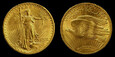 USA, 20 Dolarów 1908, Statua, 