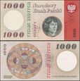 POLSKA, 1000 ZŁOTYCH 29.10.1965, seria A, Parch. 199a1