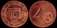 Euro-Malta 2 Cents 2016 Ołtarz, KM 126 Stan I 