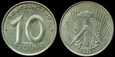 Niemcy-NRD, 10 Fenigów 1952A, KM 7, Stan II