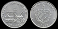 Kuba, 1 Peso 1989, 1-sza kolej Liverpool - Manchester 1830