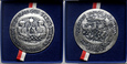 700 l. Zapisu Mściwoja 1282 - 1982, srebrzony w Pudełku, śr 71 mm