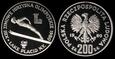 Polska, 200 Złotych 1980, XIII Zimowe I.O. Lake Placid ze zniczem