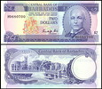 BARBADOS, 2 DOLLARS (1986) Pick 36