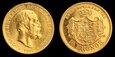 Szwecja, 10 Koron 1901, Oscar II, Au 0,900