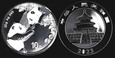 Chiny, 10 Yuan 2023, Panda, Ag 0,999, w. 30 g