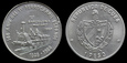 Kuba, 1 Peso 1989, 1-sza kolej Bacelona - Mataro 1848