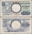 MALAYA & BRITISH BORNEO, 1 DOLLAR 1.III.1959 Pick 8A