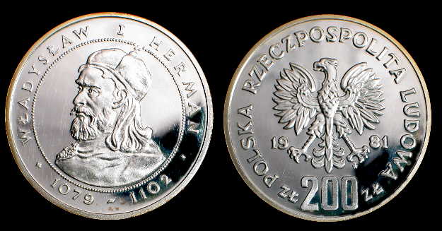Polska, 200 Złotych 1981, Władysław I Herman