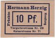 WROCŁAW - BRESLAU	10 FENIGÓW	b.r. Hermann Herzig