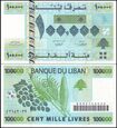 LIBAN, 100000 LIVRES 2004 Pick 89