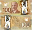 KANADA, 100 DOLLARS 2011, plastik, Pick 110d