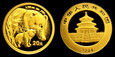 Chiny, 20 Yuan 2004, Au 0.999, Pandy, 1/20 Oz