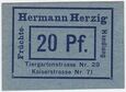 WROCŁAW - BRESLAU	20 FENIGÓW	b.r. Hermann Herzig