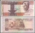 GHANA, 50 CEDIS 1980 Pick 22b