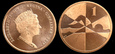 Gibraltar, 1 Penny 2019 AG Island Games, stan I