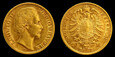 Bawaria, 20 Marek 1872 D, Ludwig II, Au 0,900