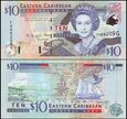 EAST CARIBBEAN STATES - G - GRENADA 10 DOLLARS (2000) Pick 38g