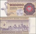  POLSKA, 200000 ZŁOTYCH 1.12.1989, seria A, Parch. 207a