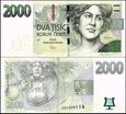 CZECHY, 2000 KORUN 2007, seria Z, Pick 26