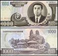 KOREA PÓŁNOCNA, 1000 WON 2002 Pick 45a