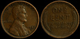 USA, 1 Cent 1947S, Kłosy, KM A132, Stan III