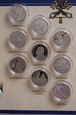 MALTA 10 Liras -JAN PAWEŁ II 9 szt. monet PIĘKNE